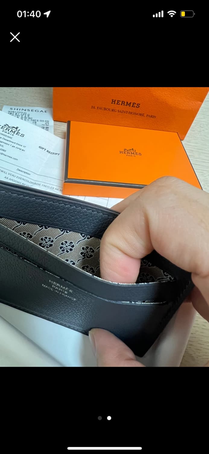 에르메스 씨티즌 트윌 카드지갑 (그레이) 상품이미지2