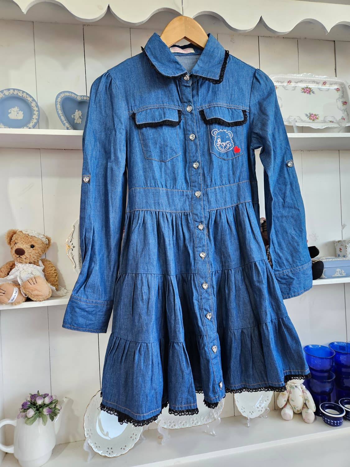 Tralala 트랄라라 데님 원피스 상품이미지2