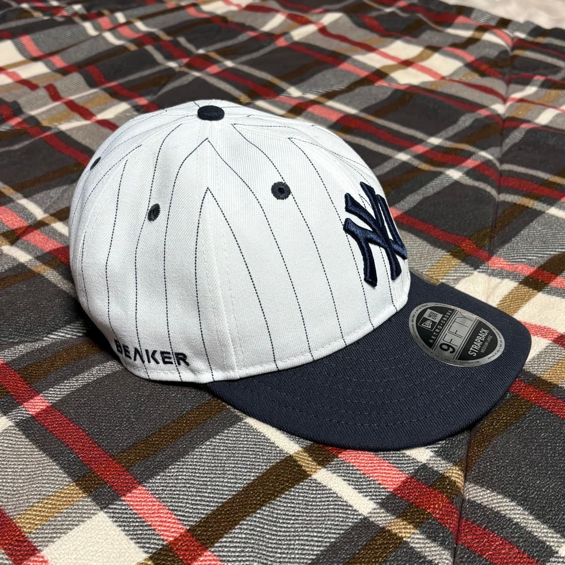 뉴에라x비이커 9FIFTY 스트라이프 캡 뉴욕양키스 상품이미지4