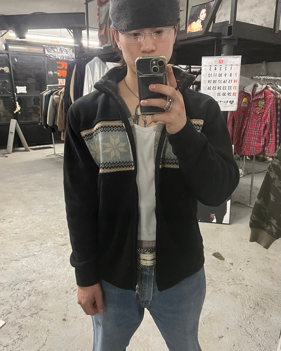 vtg nordic fleece zip up 상품이미지3