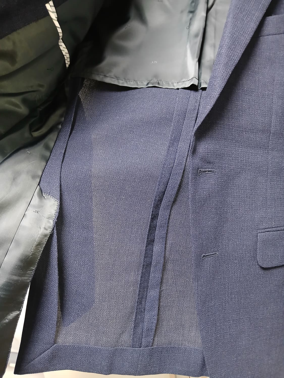 제일모직(엠비오) 네이비 여름용 울 자켓 상품이미지3