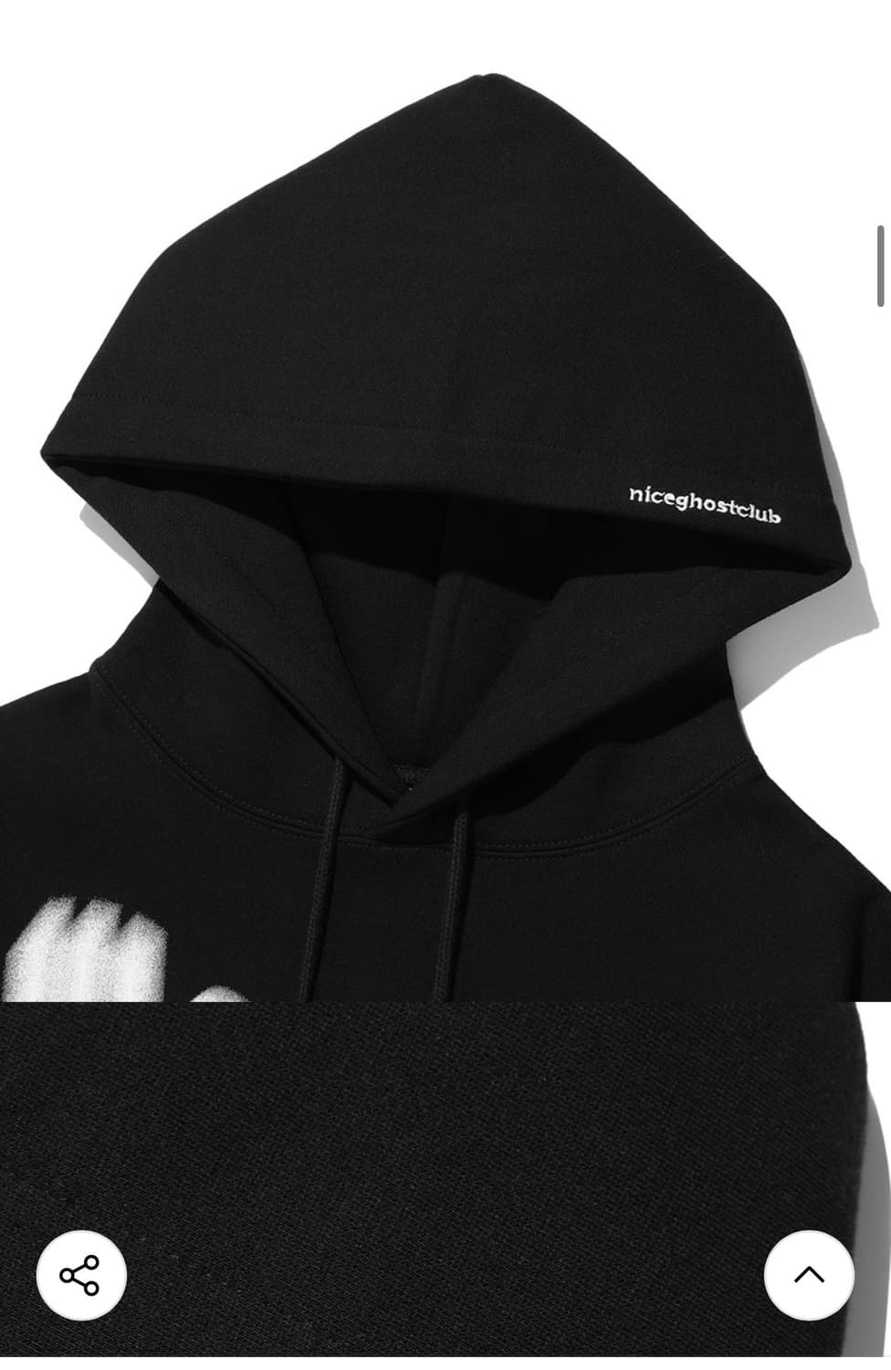 나이스고스트클럽 로고 후드티셔츠M 상품이미지2