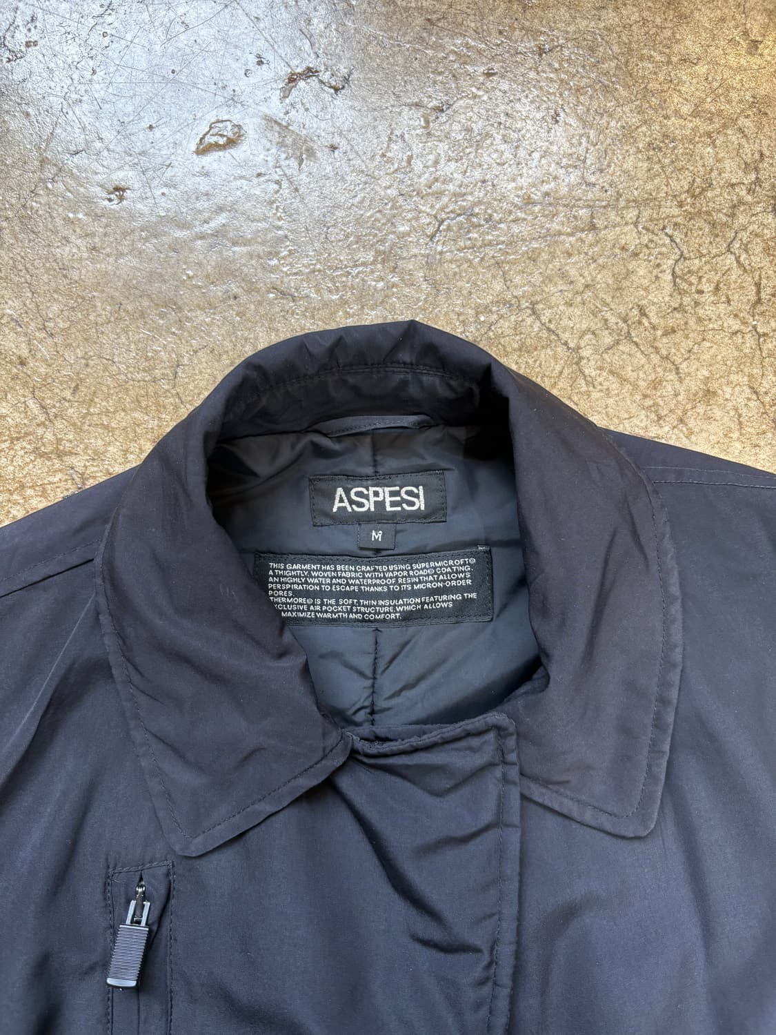ASPESI 블랙 자켓 상품이미지3