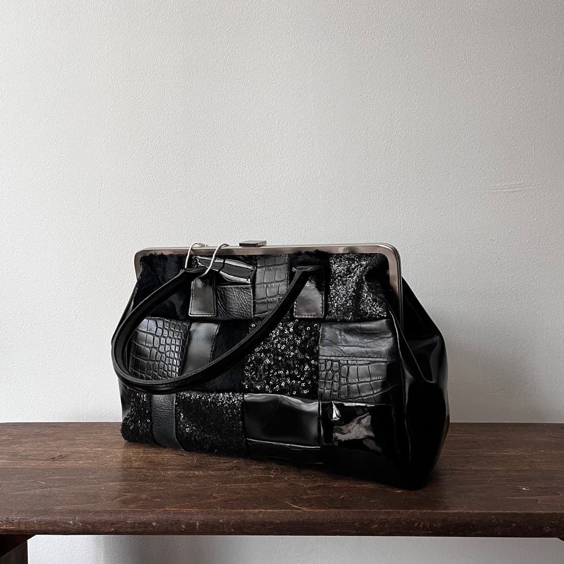 Archive Leather Patchwork Tote Bag 상품이미지1