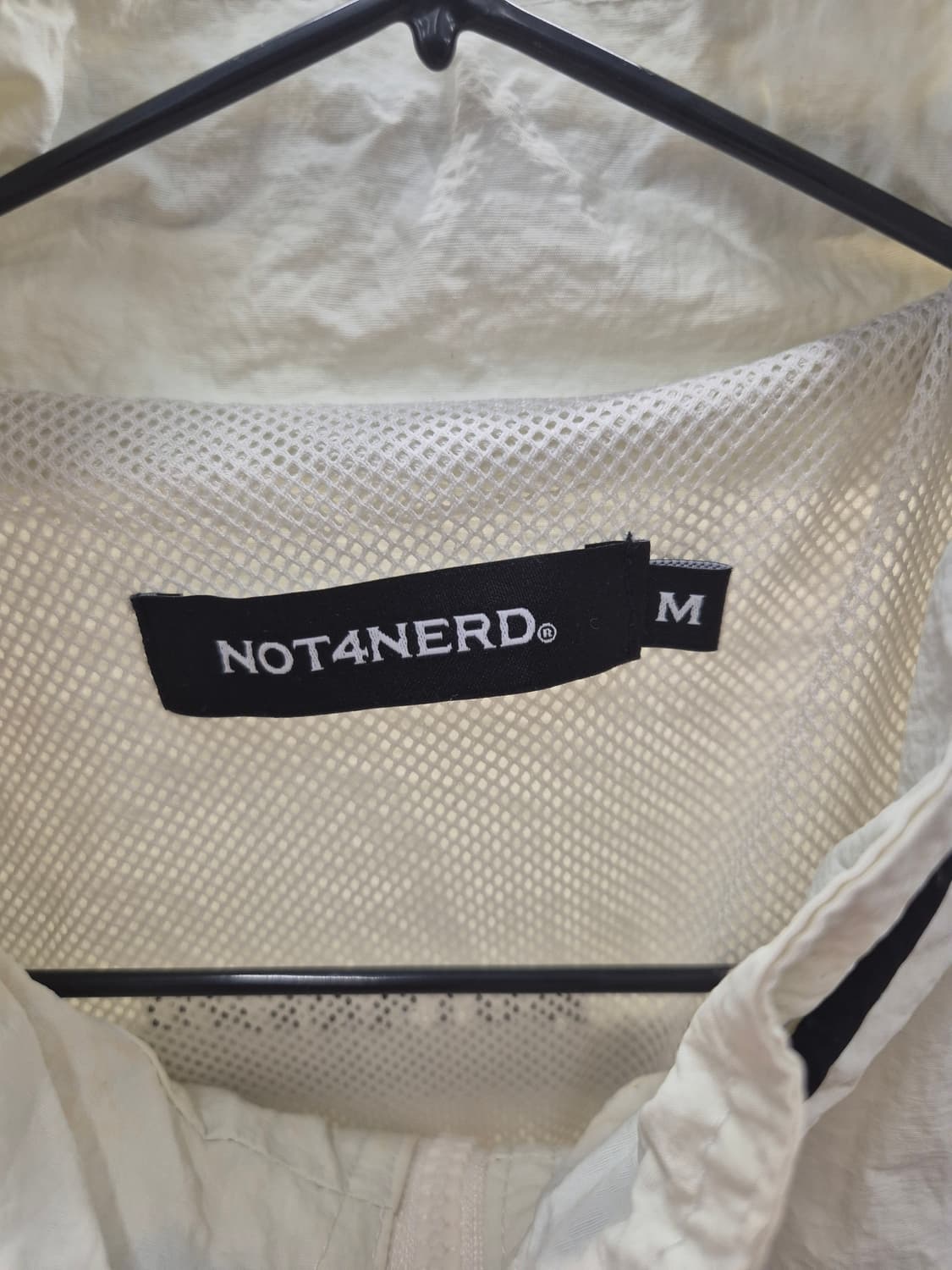 Not4nerd 바람막이 화이트 M 상품이미지5