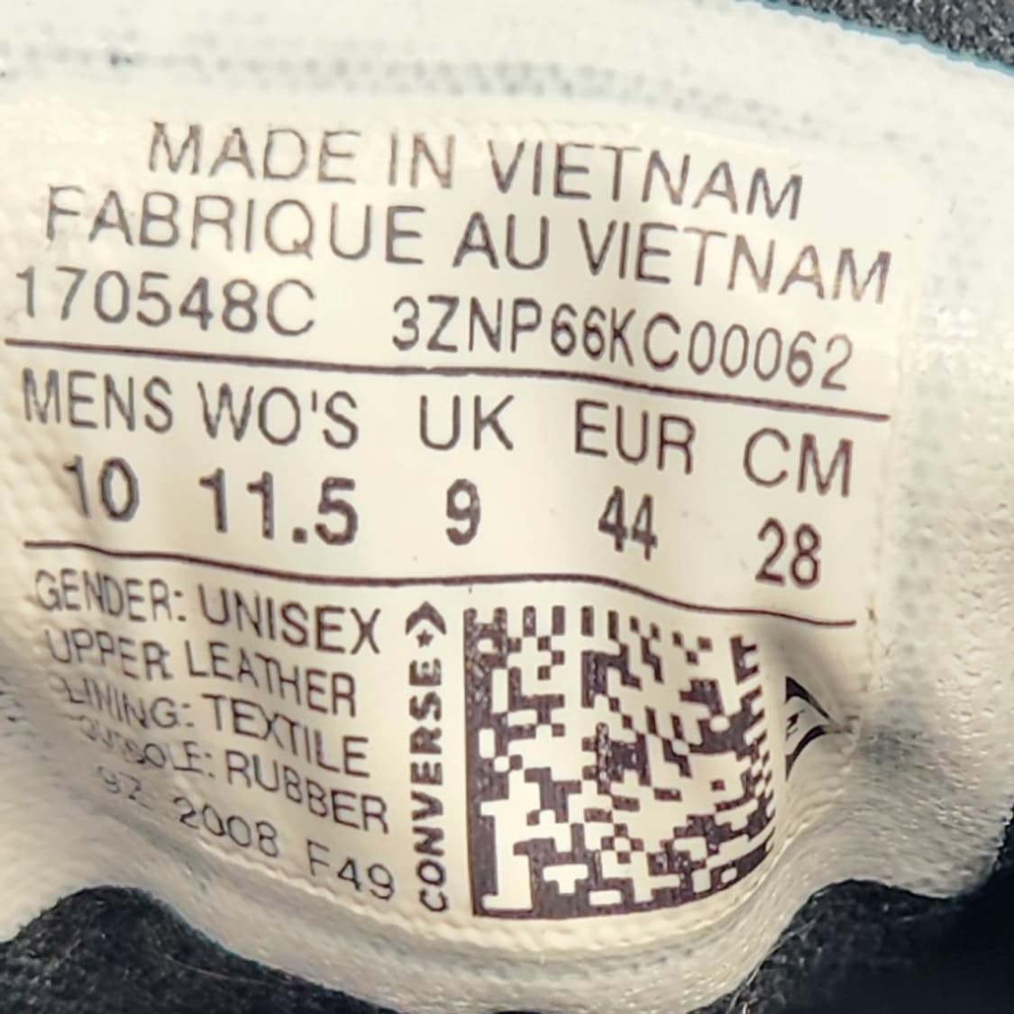 ooo 컨버스 런스타하이크 블랙 280 상품이미지6