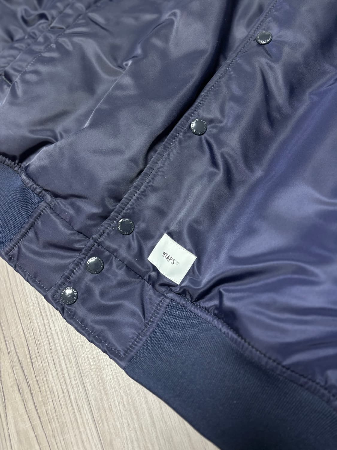 [2] 더블탭스 팀자켓 네이비 21aw 상품이미지5