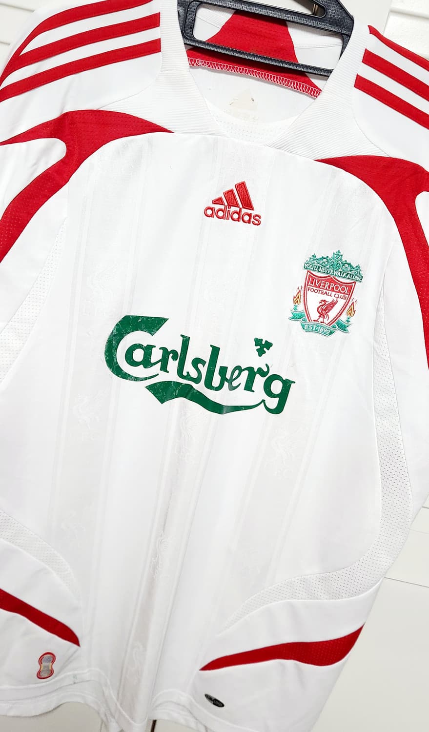 07-08 리버풀 어웨이 아디다스 축구 유니폼 반팔 노마킹 상품이미지2