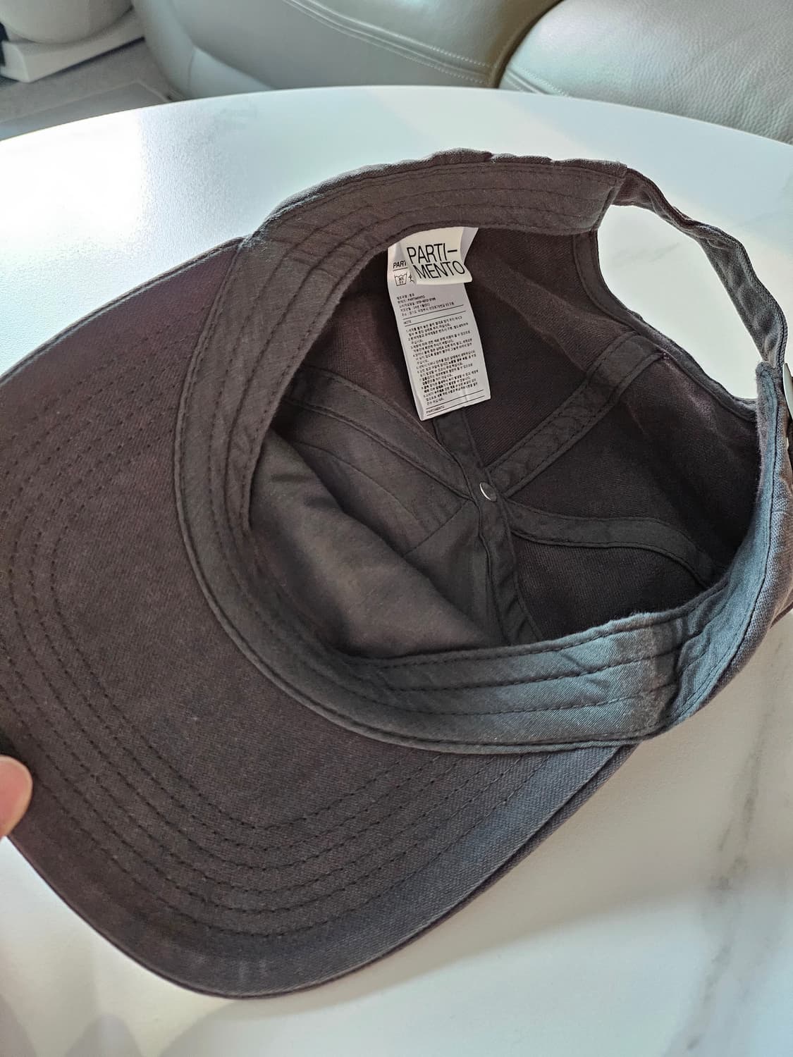 파르티멘토 워시드 선라이트 볼 캡 상품이미지4