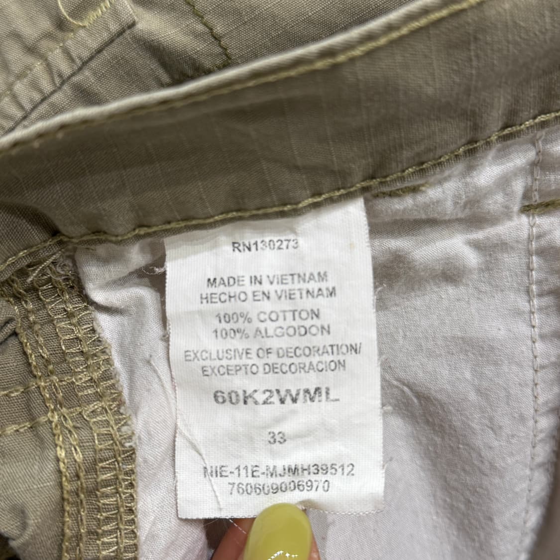 [32] 랭글러 립스탑 카고 반바지 상품이미지8