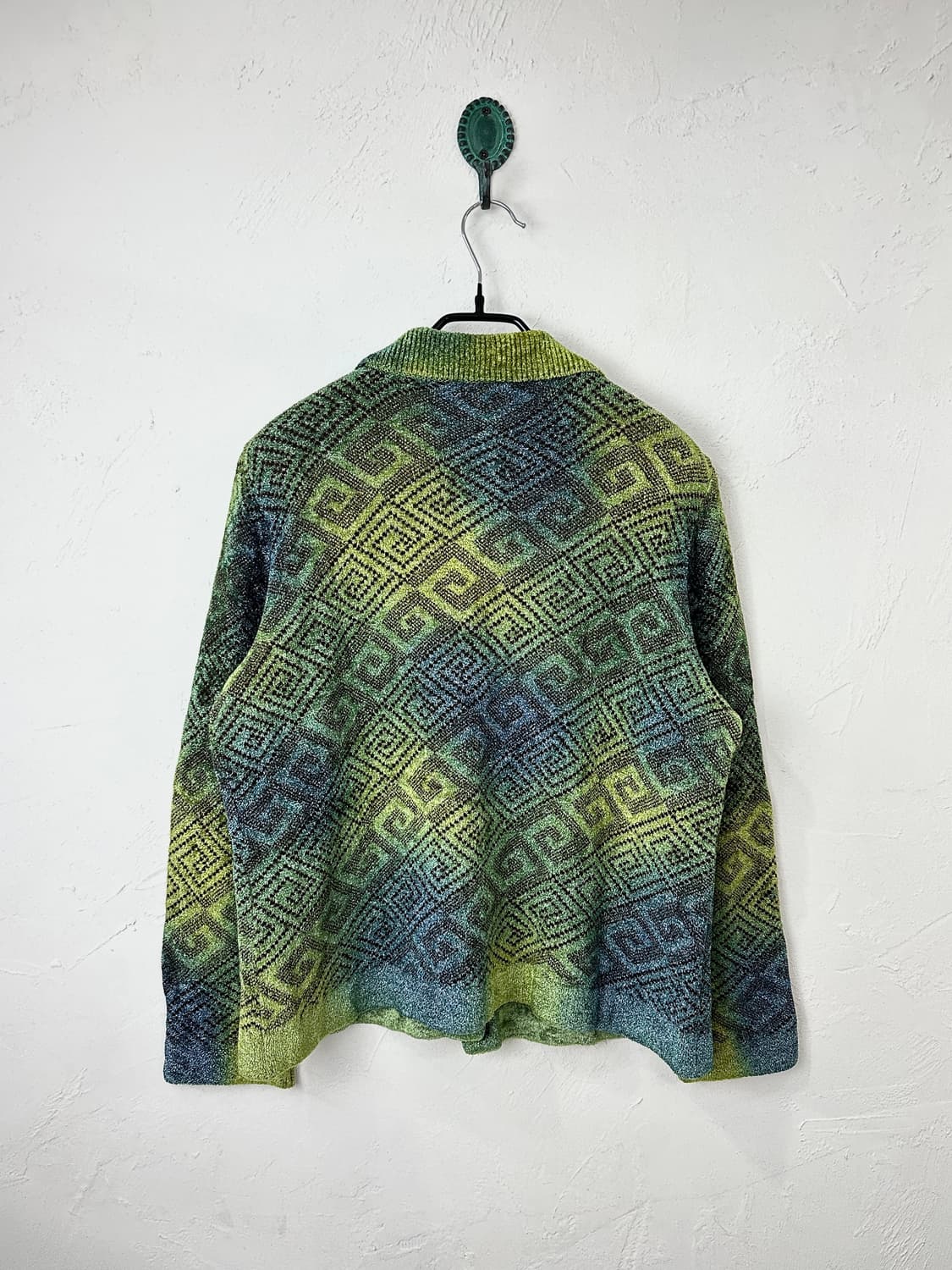 DUSOL 패턴 니트 셔츠 (MADE IN JAPAN) 상품이미지4