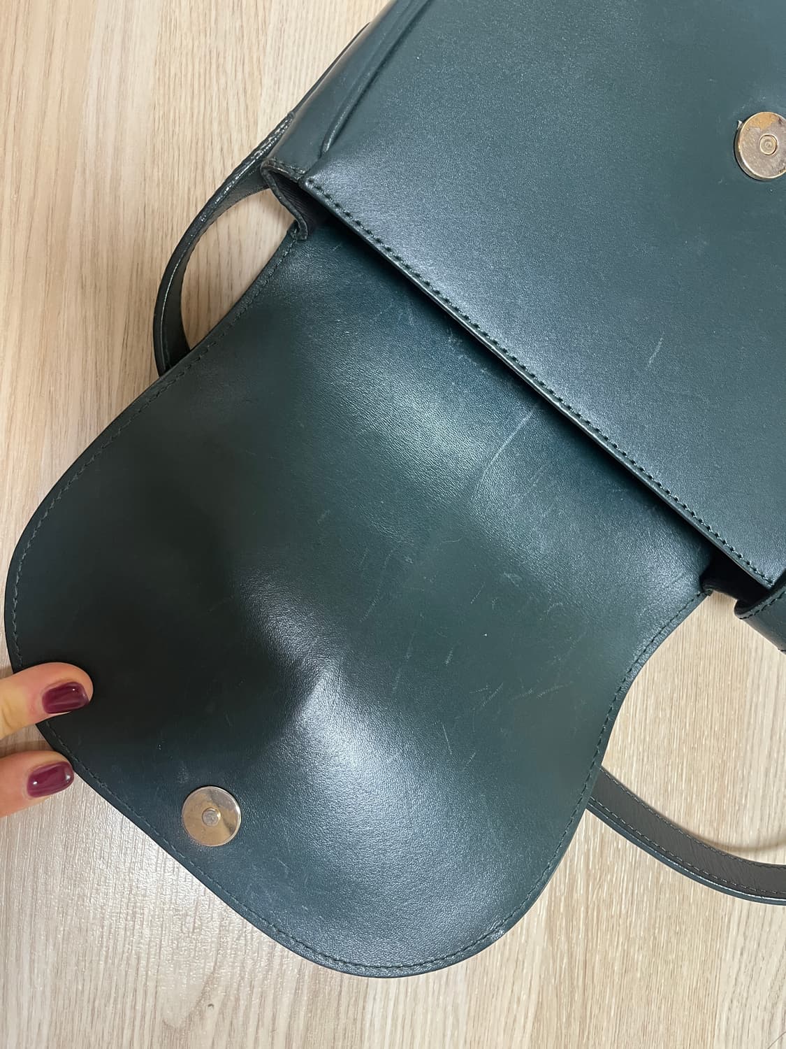 A.P.C. 아페쎄 베티백 그린 스몰 상품이미지4