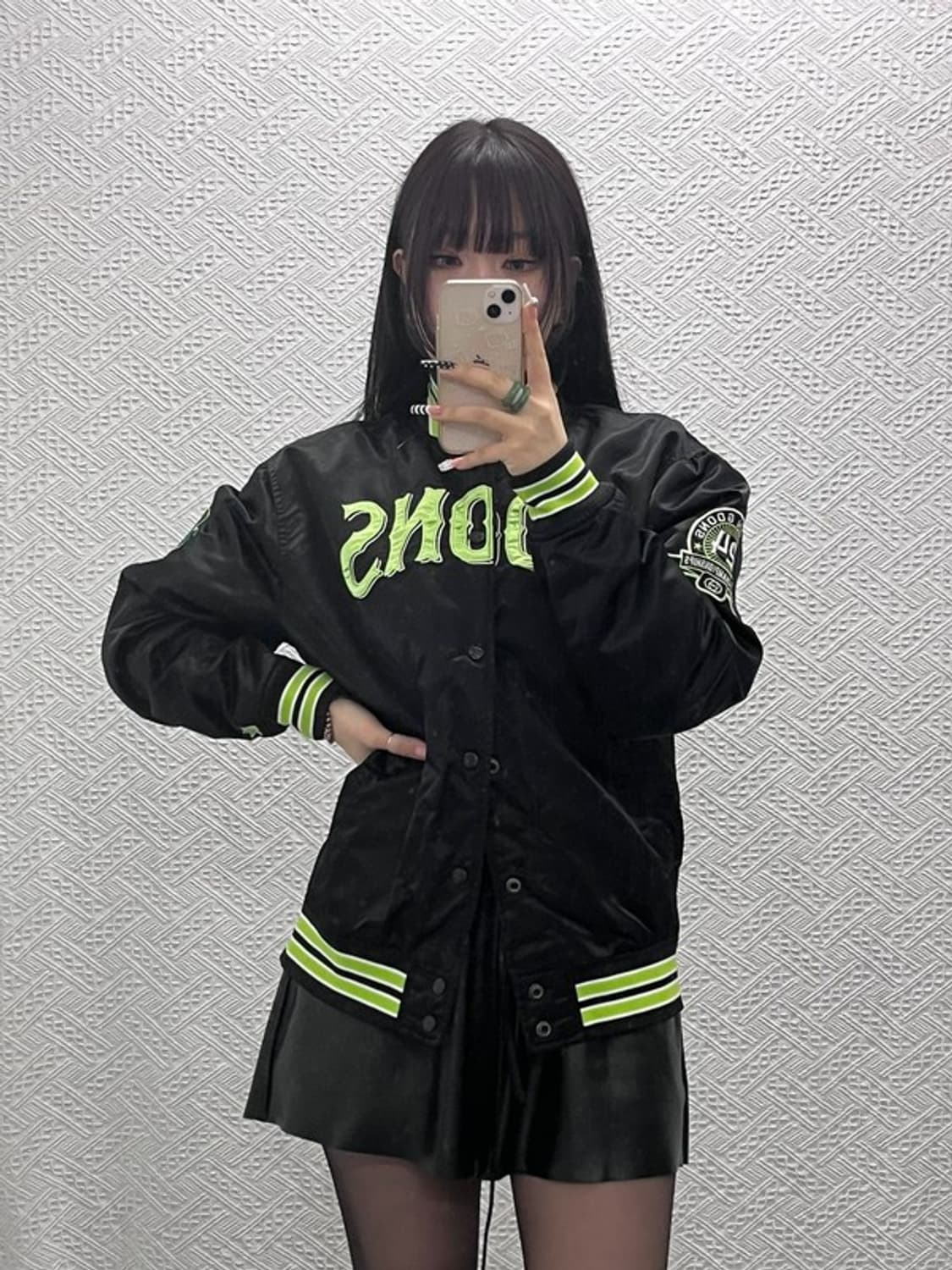 스타터 GOONS 스트릿 펑크 키치 바시티 자켓 M C10356 상품이미지2