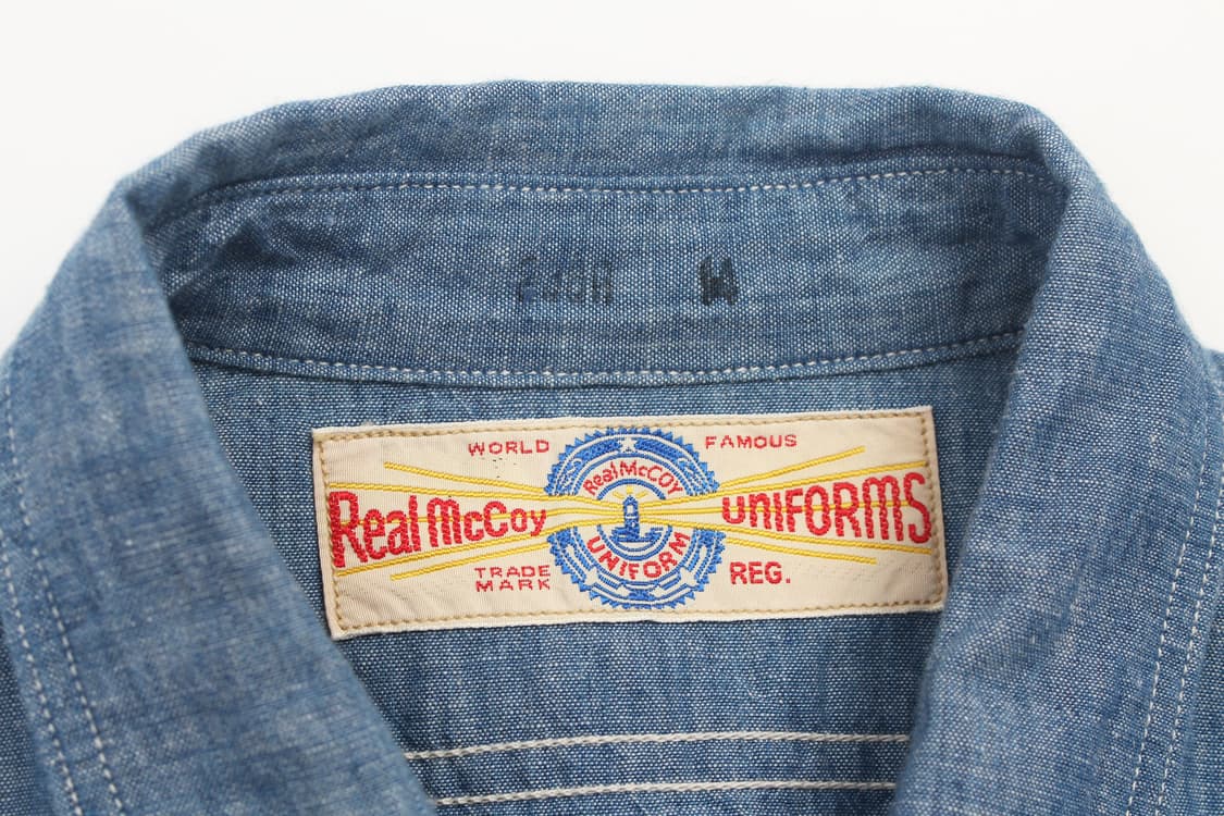 THE REAL McCOY’S USN Chambray Utility Sh 상품이미지3