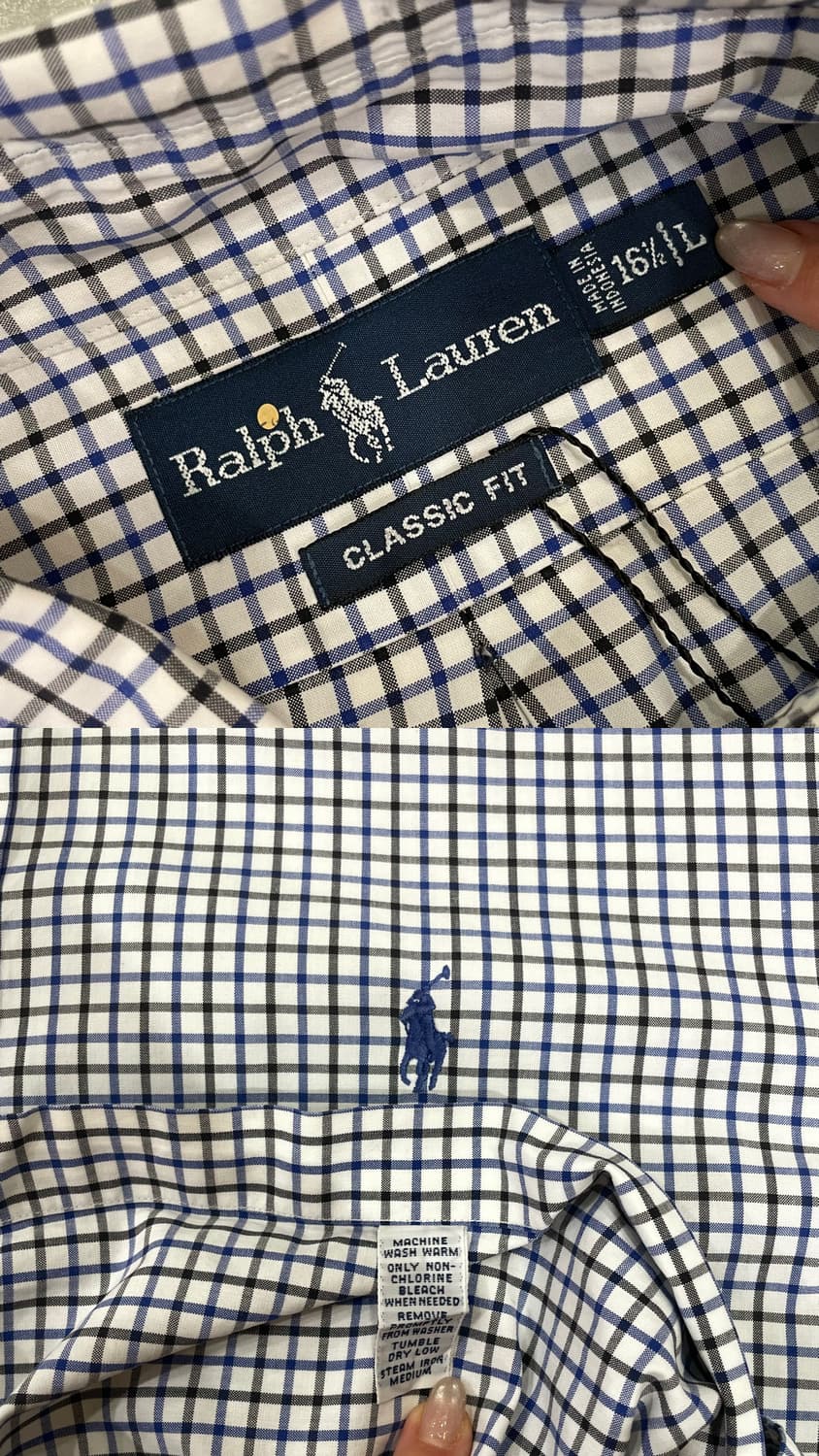 (L) POLO 폴로 랄프로렌 체크 셔츠 클래식핏 상품이미지4