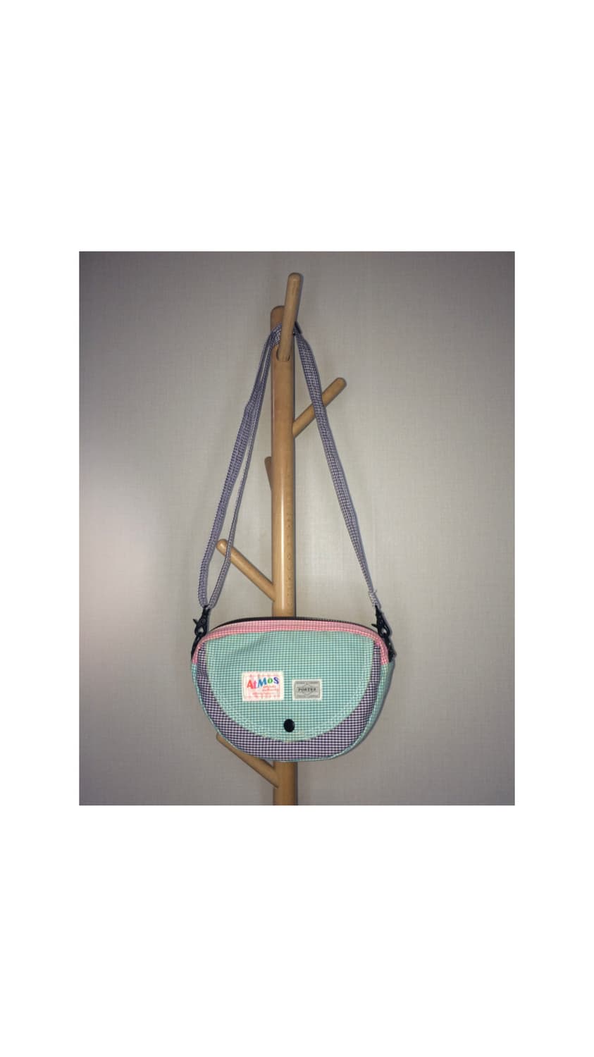 Porter 포터 x 아트모스 콜라보 체크 크로스백 상품이미지1