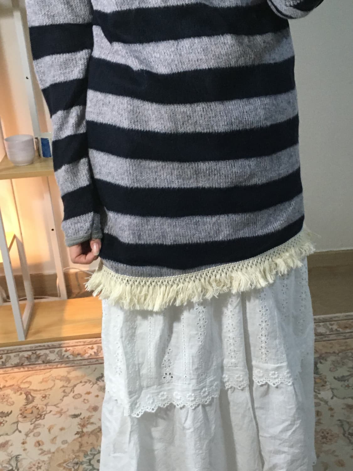 스트라이프 롱 니트 상품이미지3