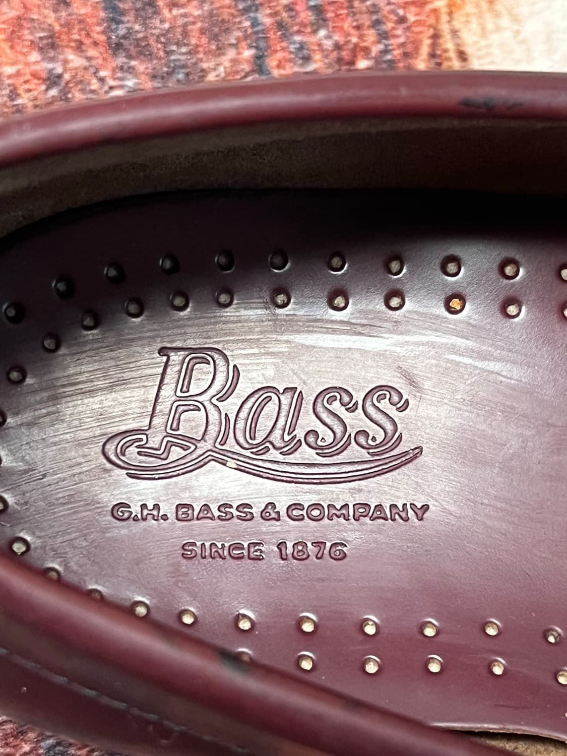 [9D ] G.H. Bass 로건 페니로퍼 버건디 상품이미지5