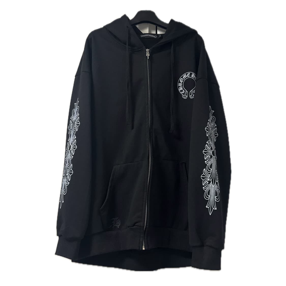 크롬하츠 홀스슈 플로럴 후드집업 상품이미지1