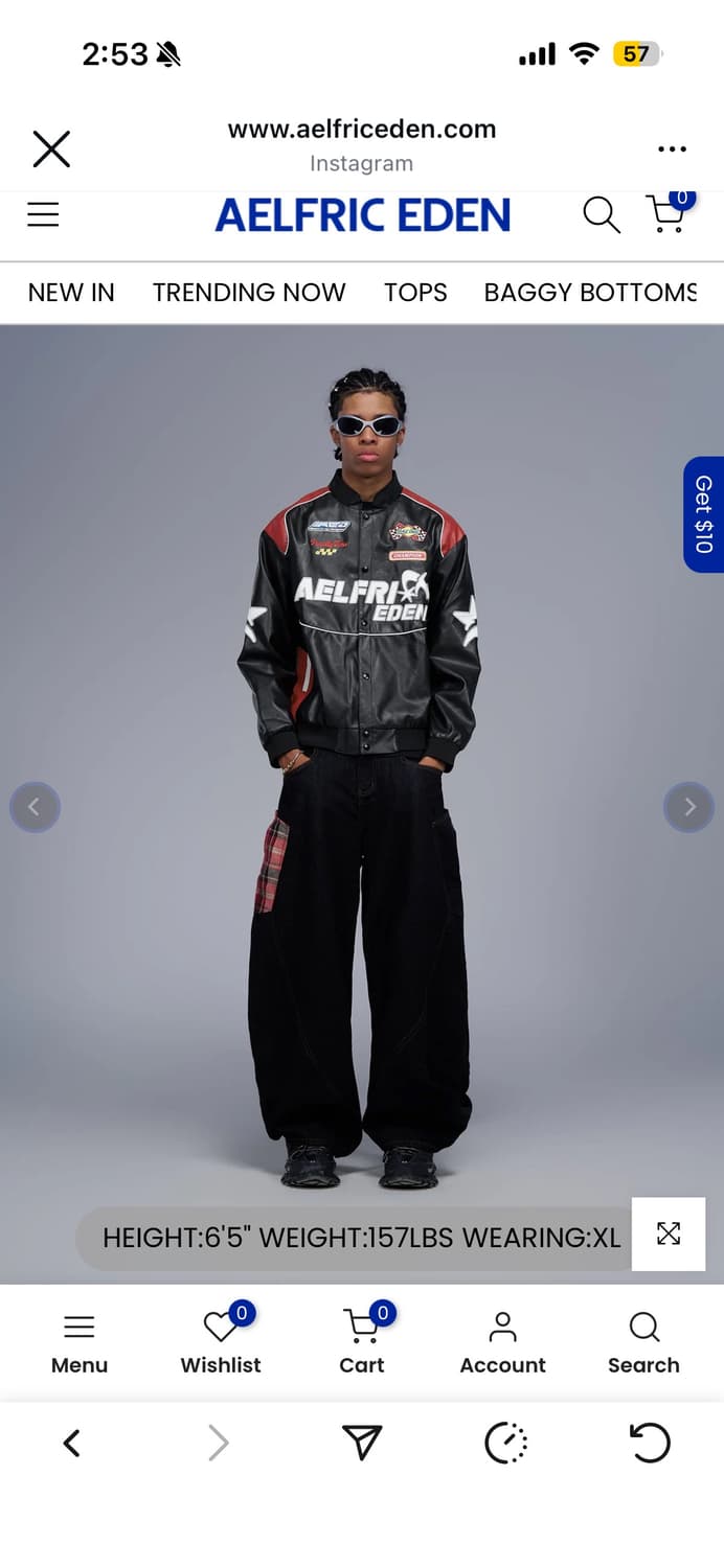 AELFRIC EDEN BAGGY BARREL JEANS 28 상품이미지3