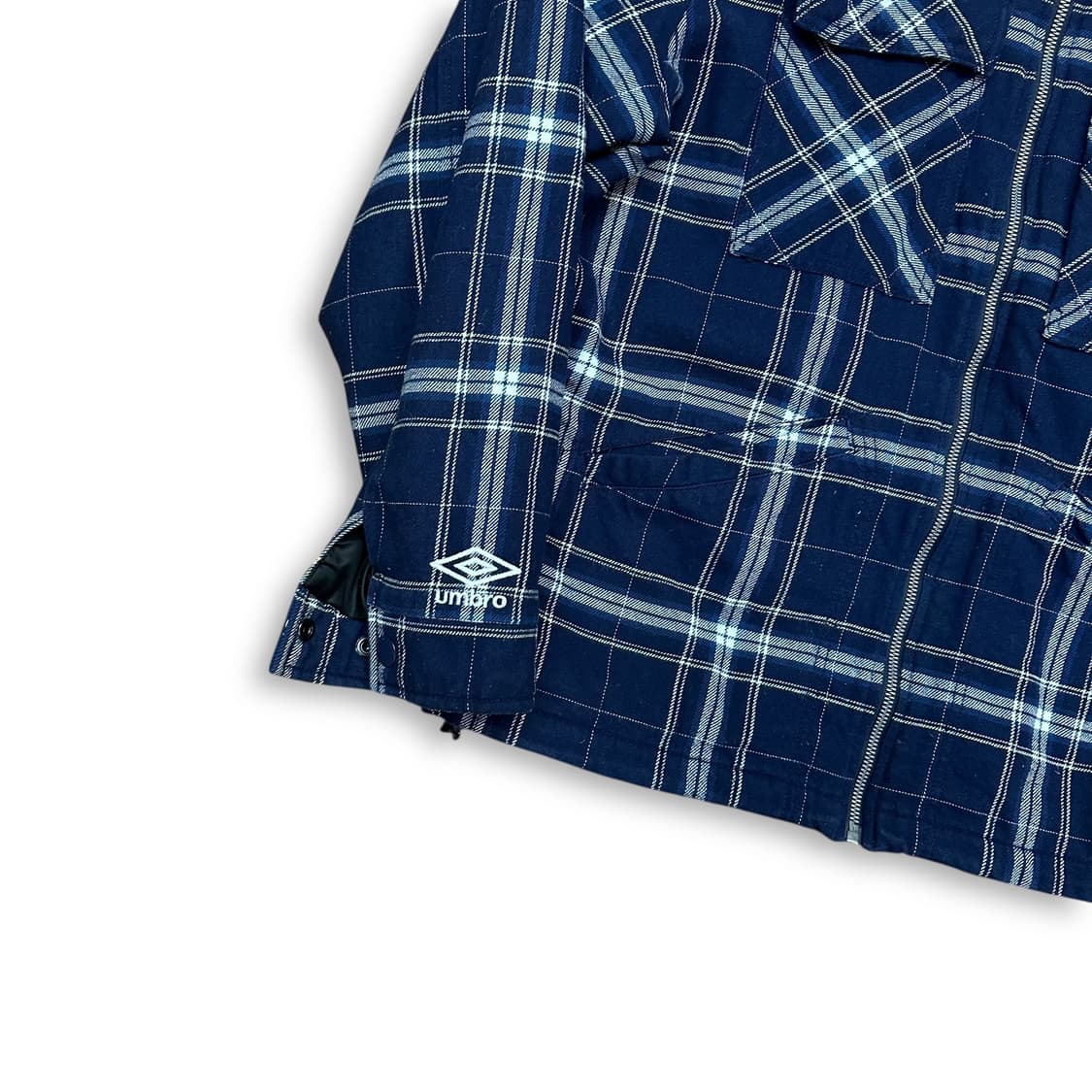 엄브로 체크 양털 자켓 상품이미지3