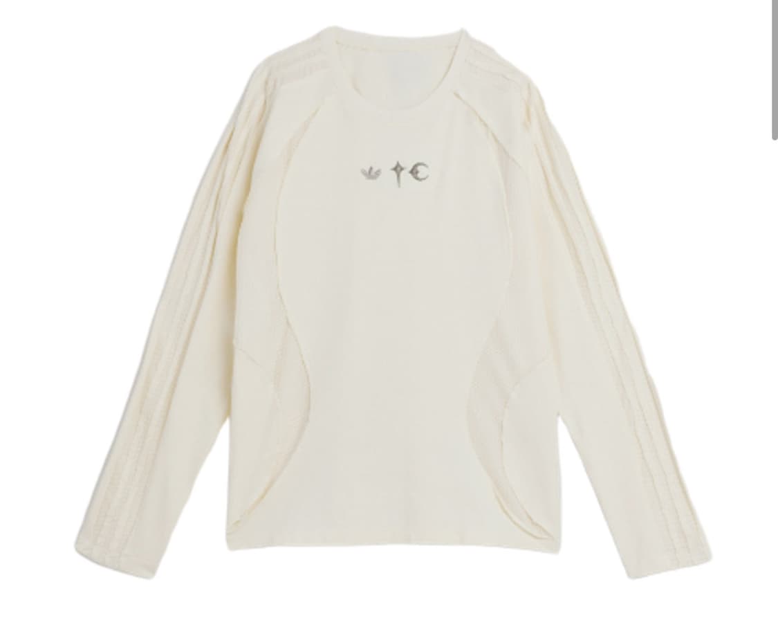 아디다스 떠그클럽 롱슬리브 크림 화이트 상품이미지1