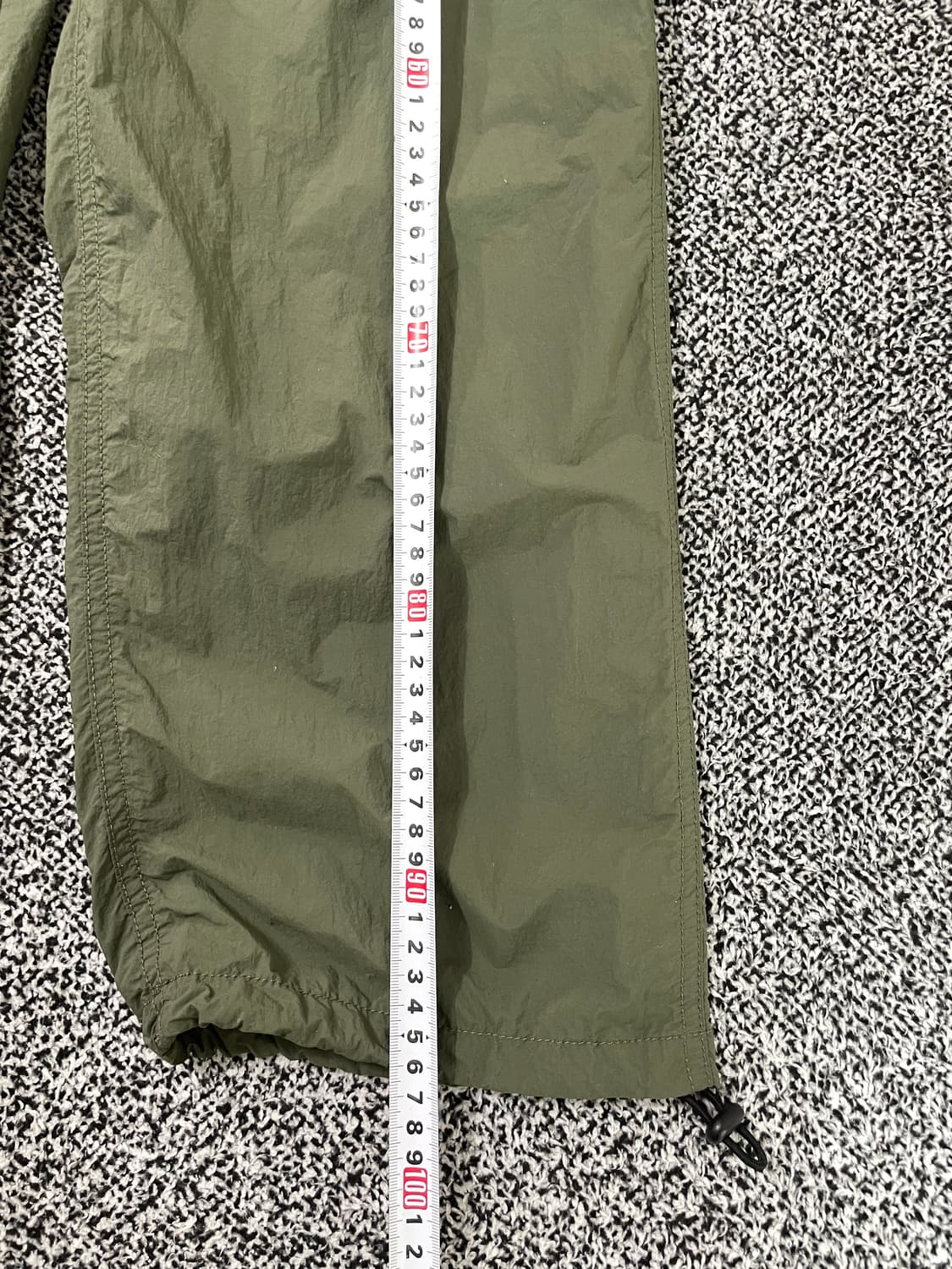 빈티지9. Gramicci 그라미치 나일론 우븐 테이퍼드핏 팬츠 카키 상품이미지3