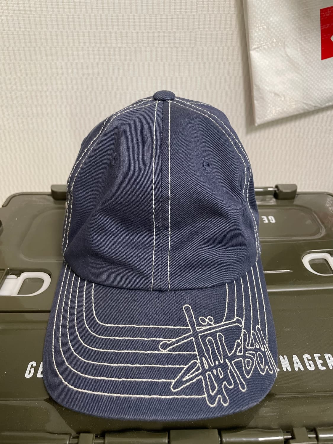 스투시 네이비 볼캡 상품이미지1