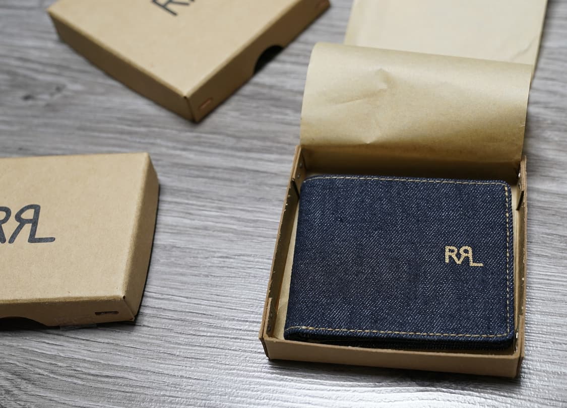 RRL 더블알엘 데님 카드홀더 & 빌포드 월렛 상품이미지4