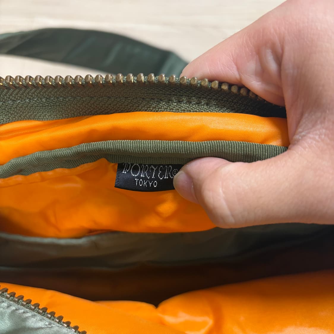 요시다포터 porter 숄더백 XL 서류가방 노트북가방 세이지그린 신형 상품이미지9