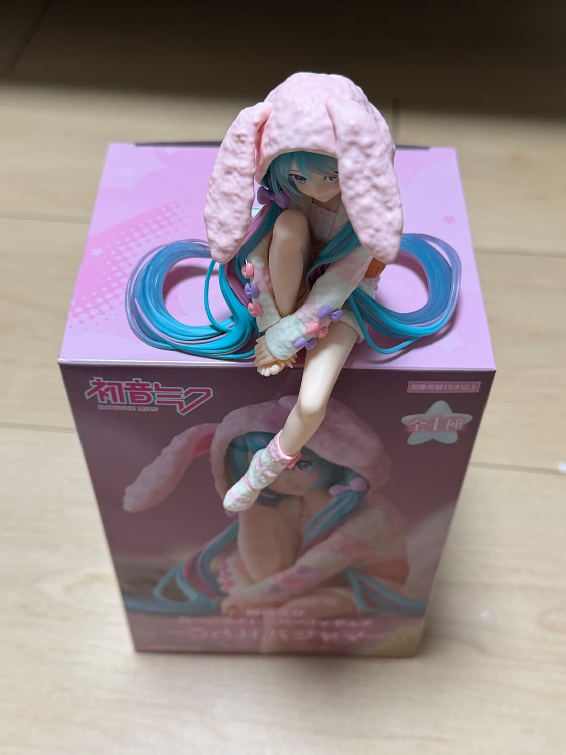 후류 하츠네 미쿠 토끼 파자마 누들스토퍼 피규어 핑크 ver 상품이미지1