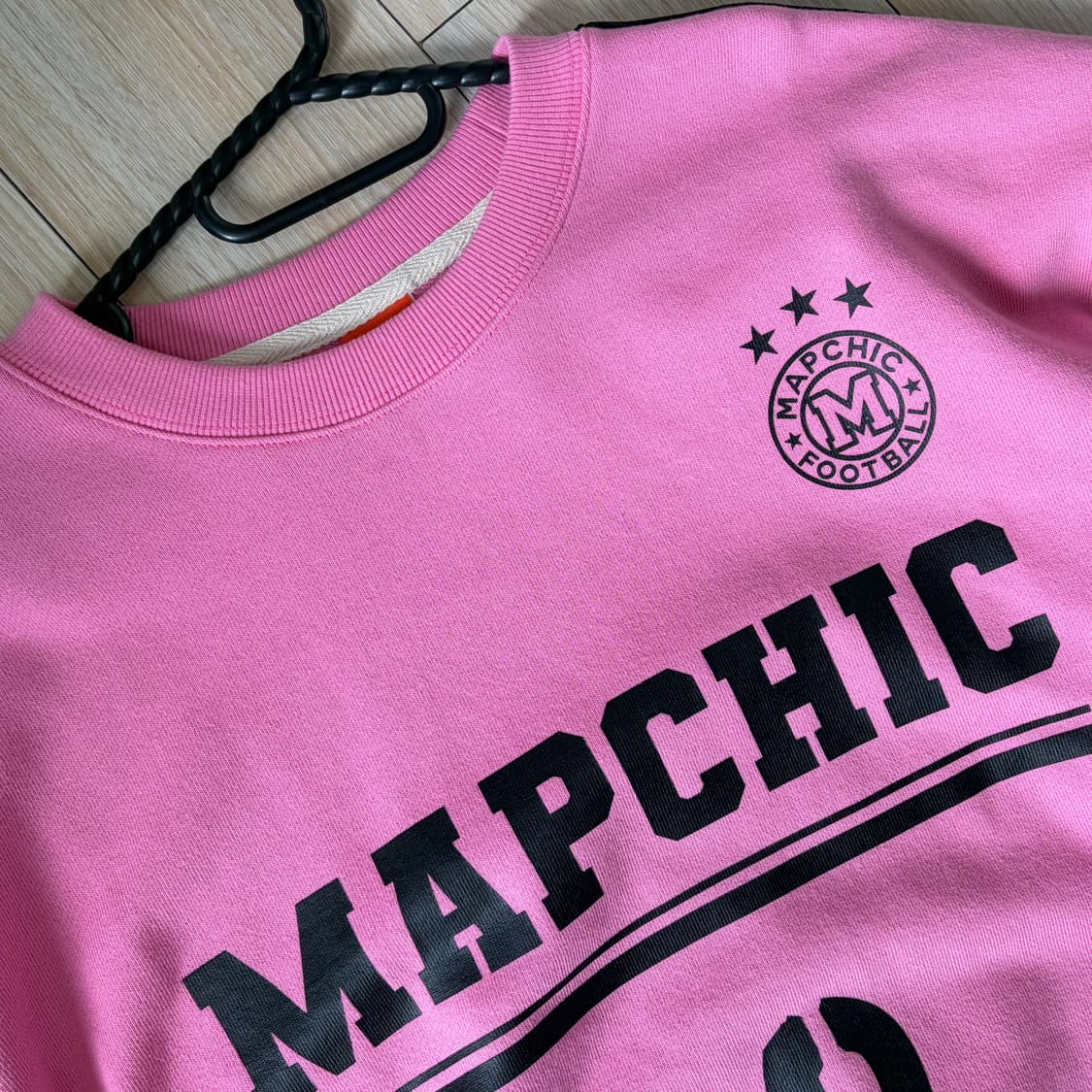 맵시크 새거급) MAPCHIC 핑크 맨투맨 S 스포티 맨투맨 핑크 상품이미지4