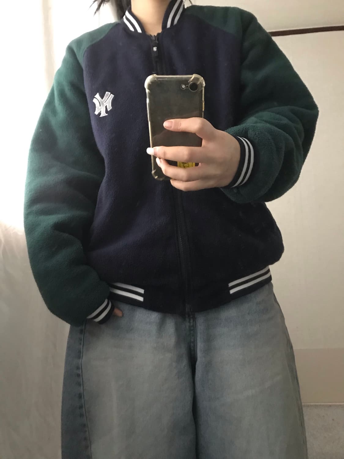 MLB 나그랑 누빔 후리스 상품이미지2