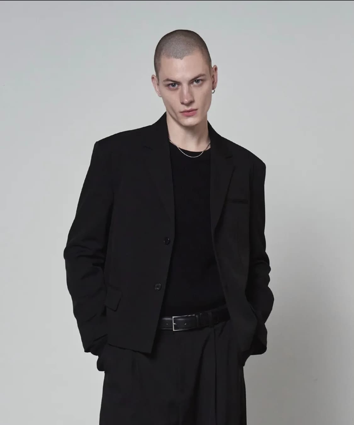 효지  크롭 블레이져 상품이미지1