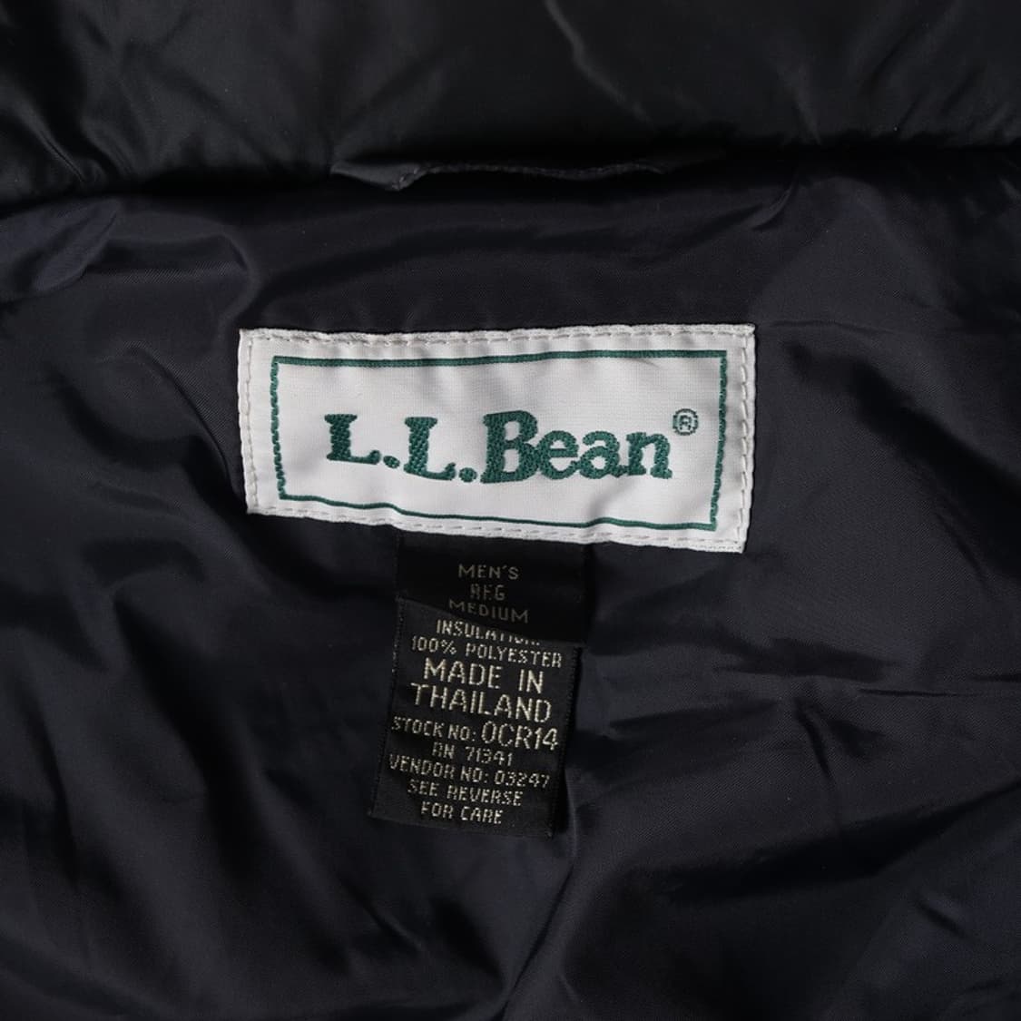 L.L.Bean 90s 오렌지 배색 웜업 패딩 자켓 M 상품이미지6