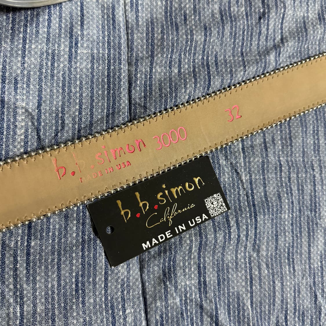 (32) 비비사이몬 클래식 크리스탈 벨트 화이트 상품이미지4