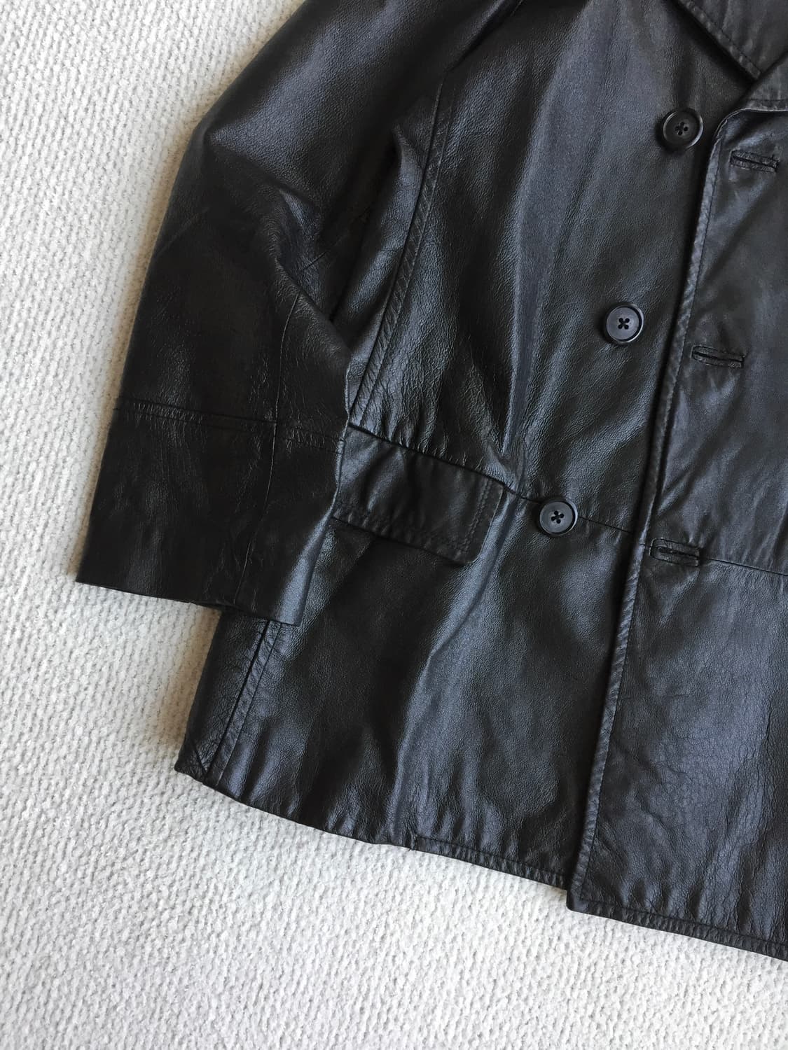 00’s tommy hilfiger 레더 피코트 usn 상품이미지5