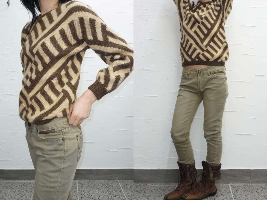 butter caramel v-neck knit 상품이미지2