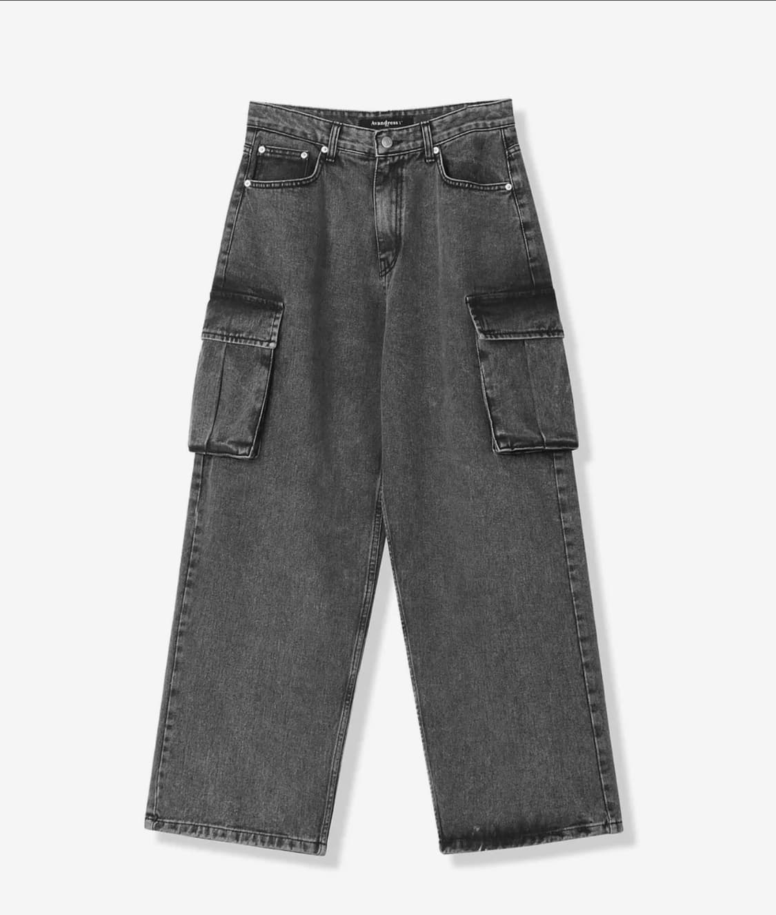 [새상품] 어반드레스 Snow cargo Denim BLACK 상품이미지2