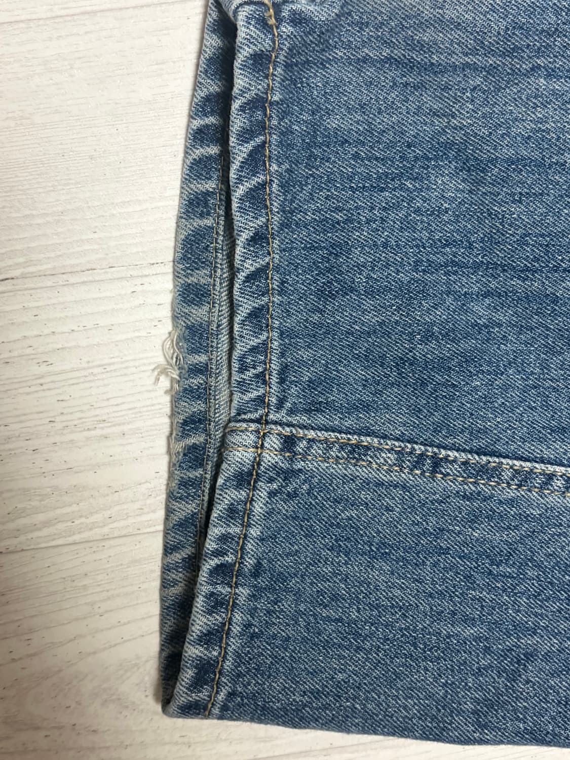 오더아카이브 커브 와이드 데님 상품이미지3