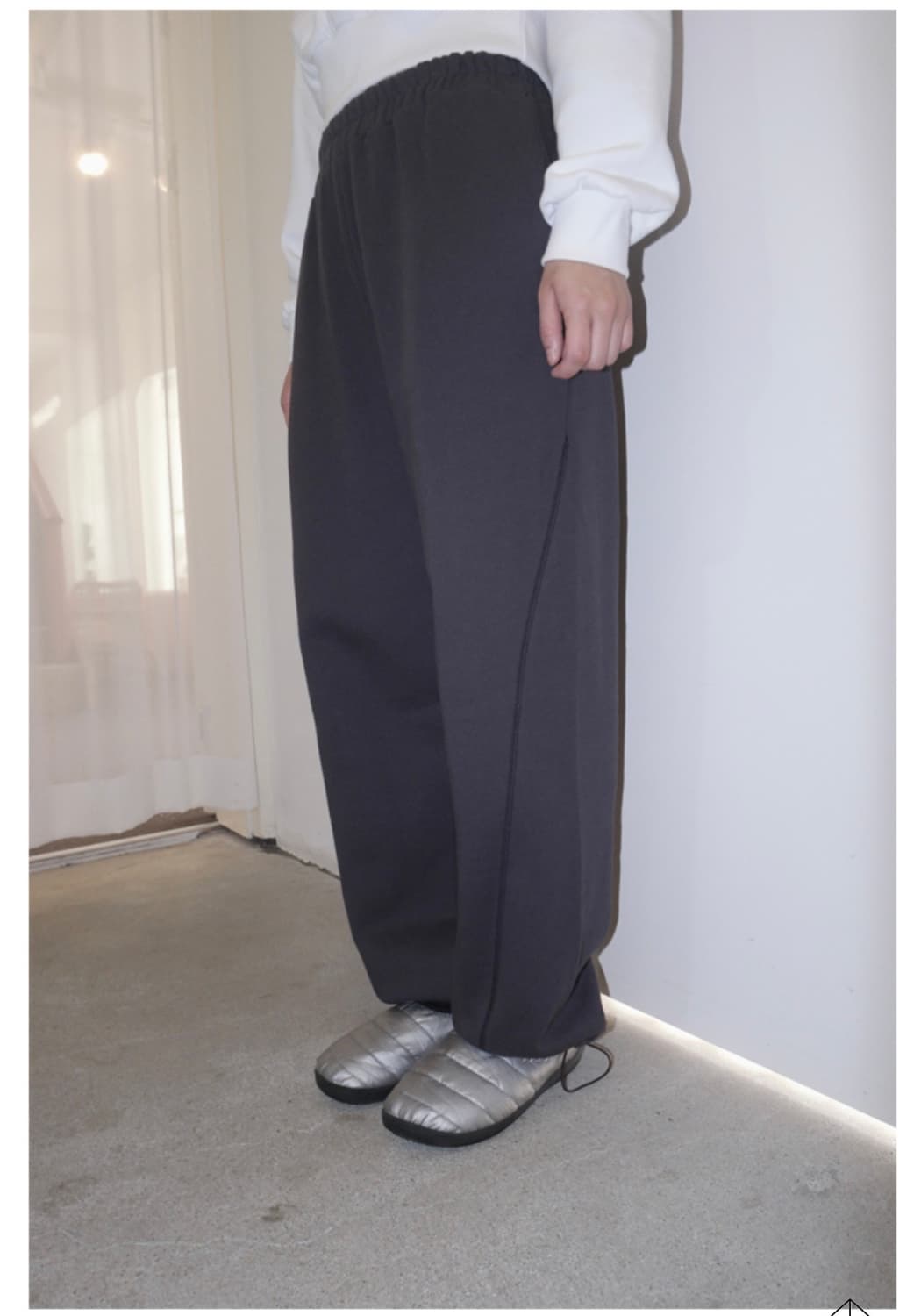 에프터먼데이 overlock training pants 워시드퍼플 상품이미지2