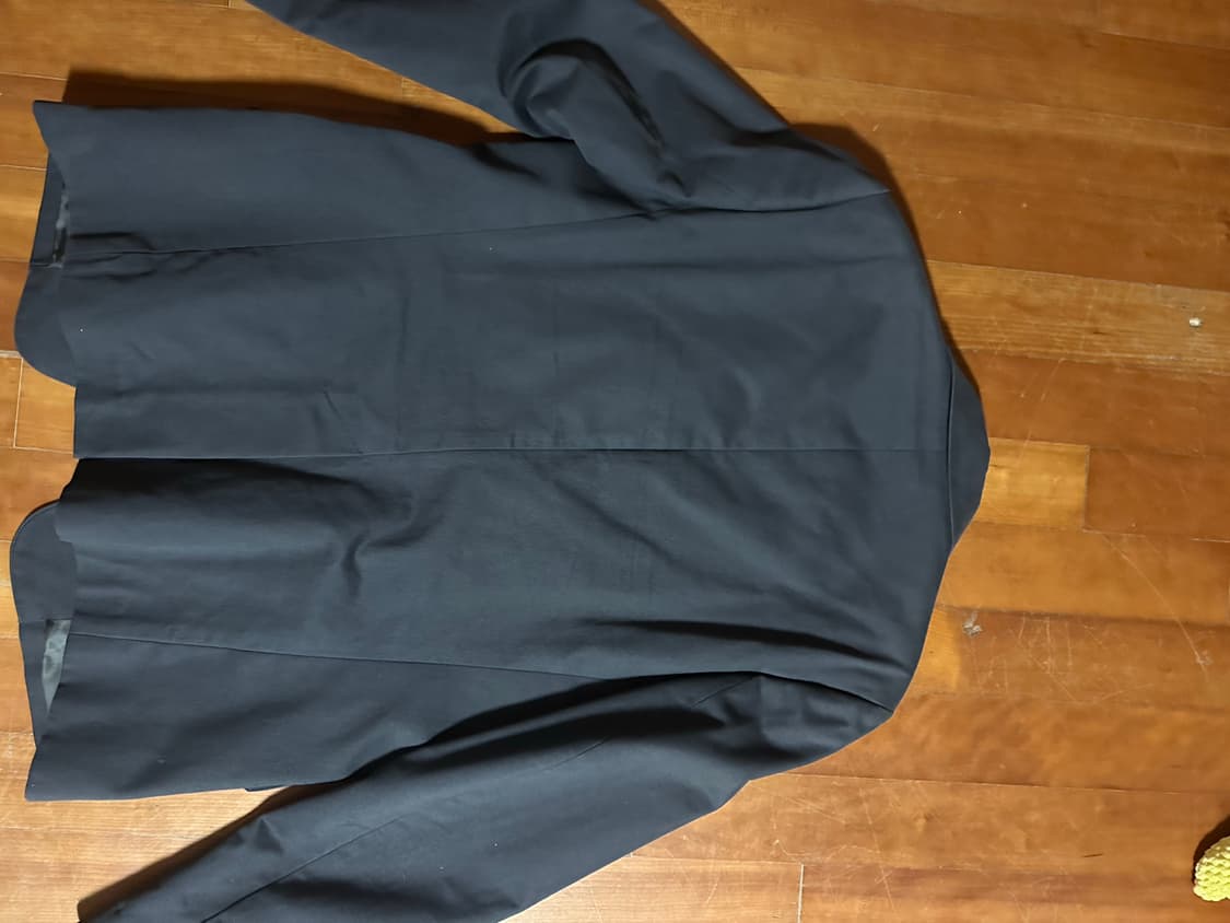 00's A.P.C 코튼 싱글 블레이저 L 그레이 상품이미지3