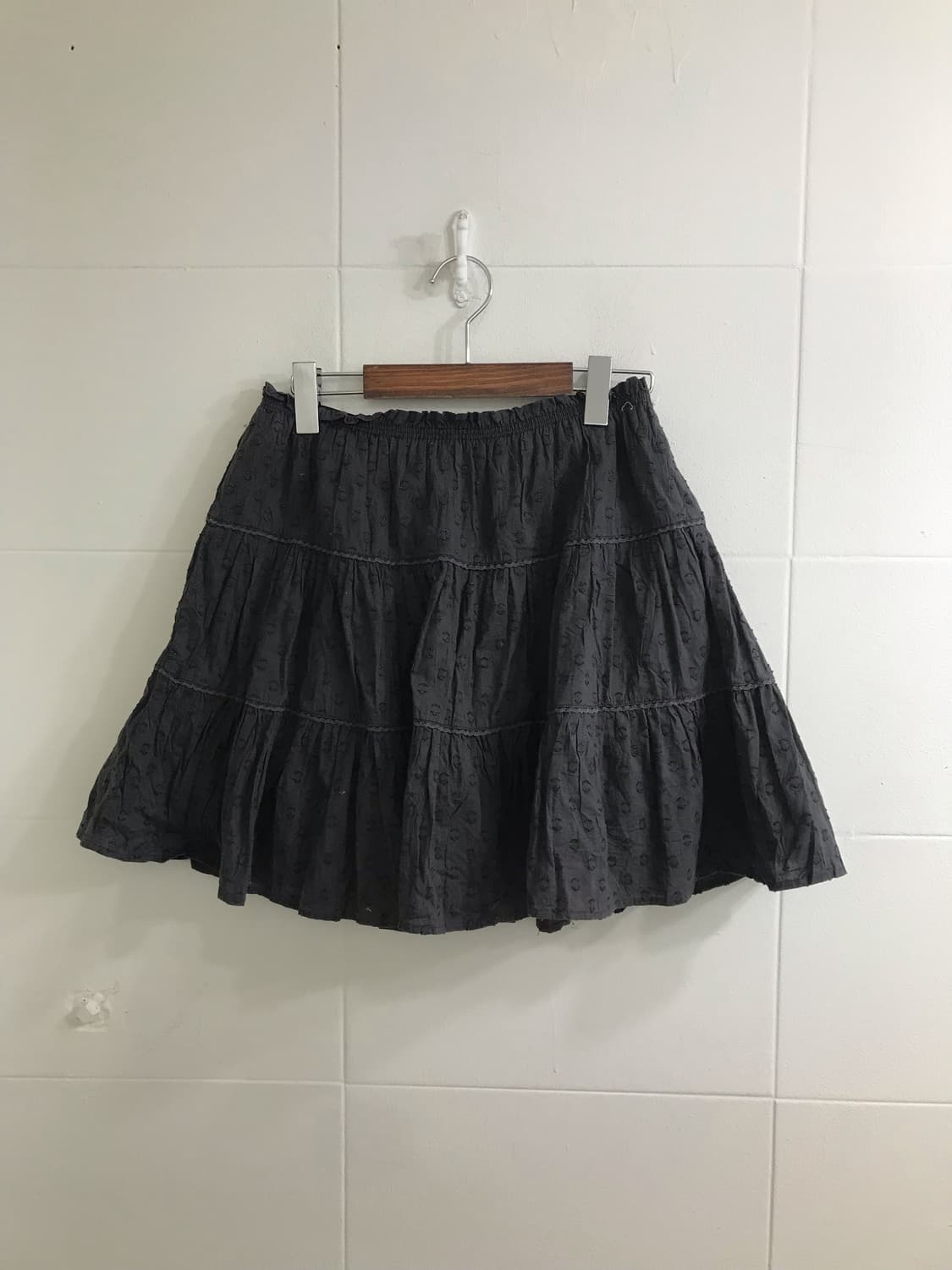 포도 하구미 패치워크 원피스 가디건 코디세트 상품이미지6