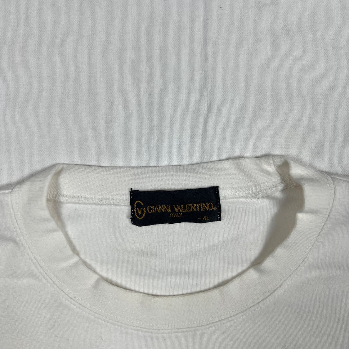 90‘s 지아니발렌티노 valentino 멀티컬러 로고 반팔티 상품이미지5