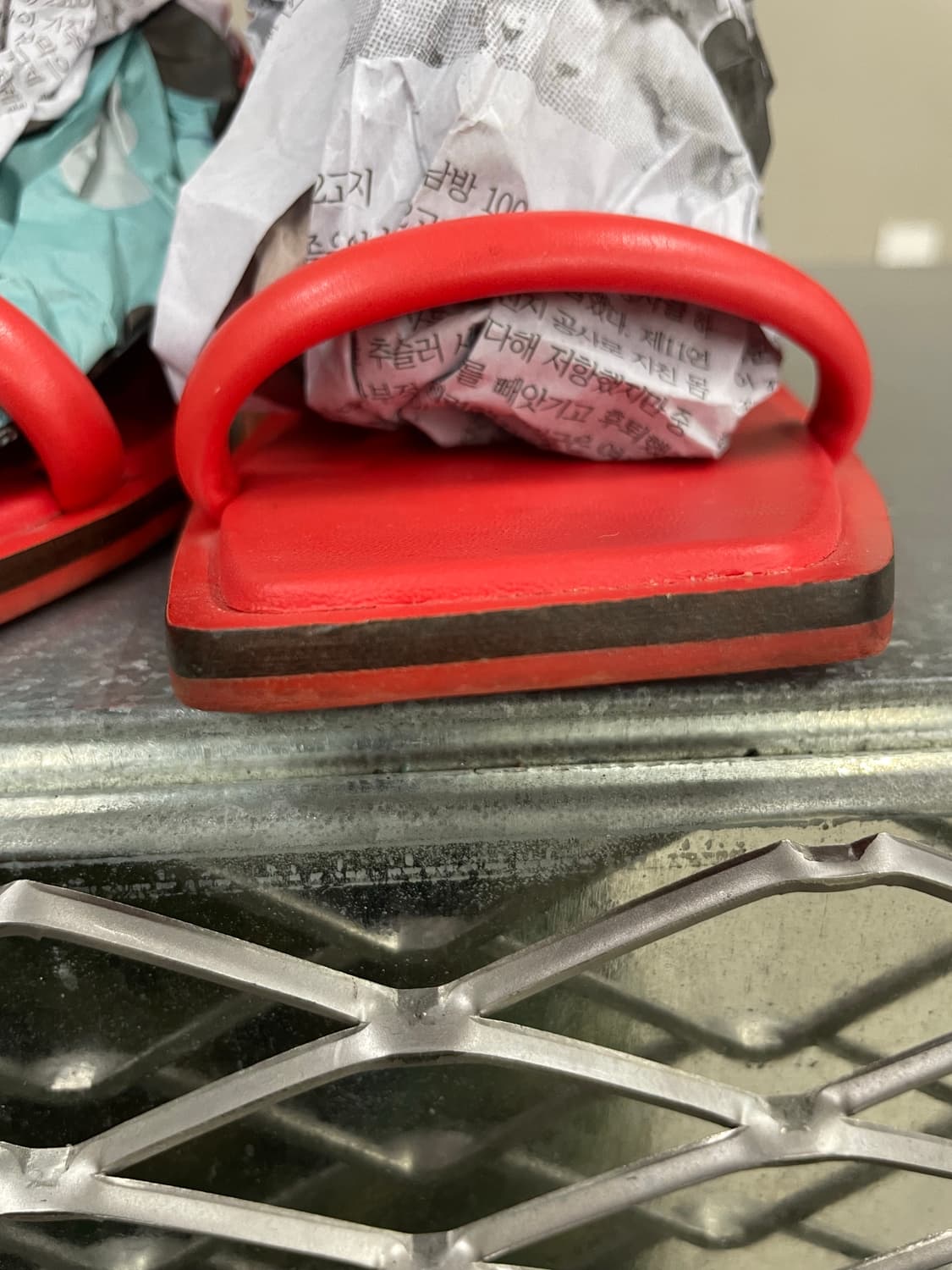 찰스앤키스 스트랩 샌들 레드 39 상품이미지7