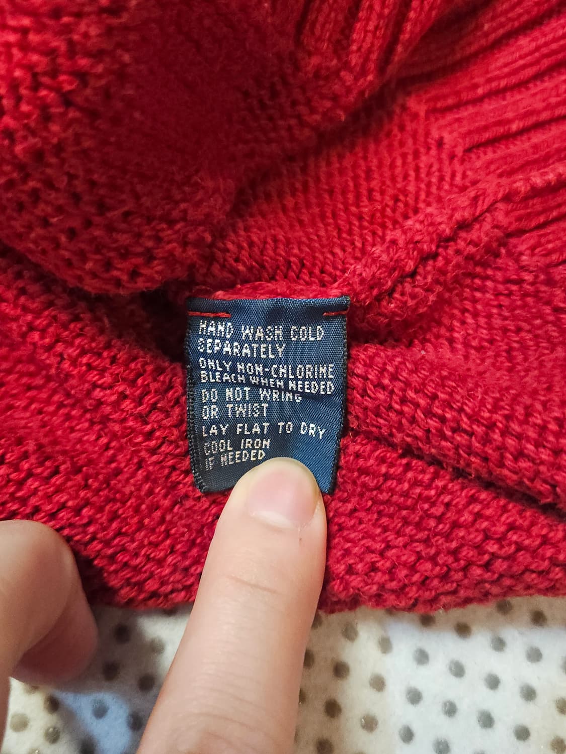 폴로 랄프로렌 100% 피마 코튼 니트 상품이미지3