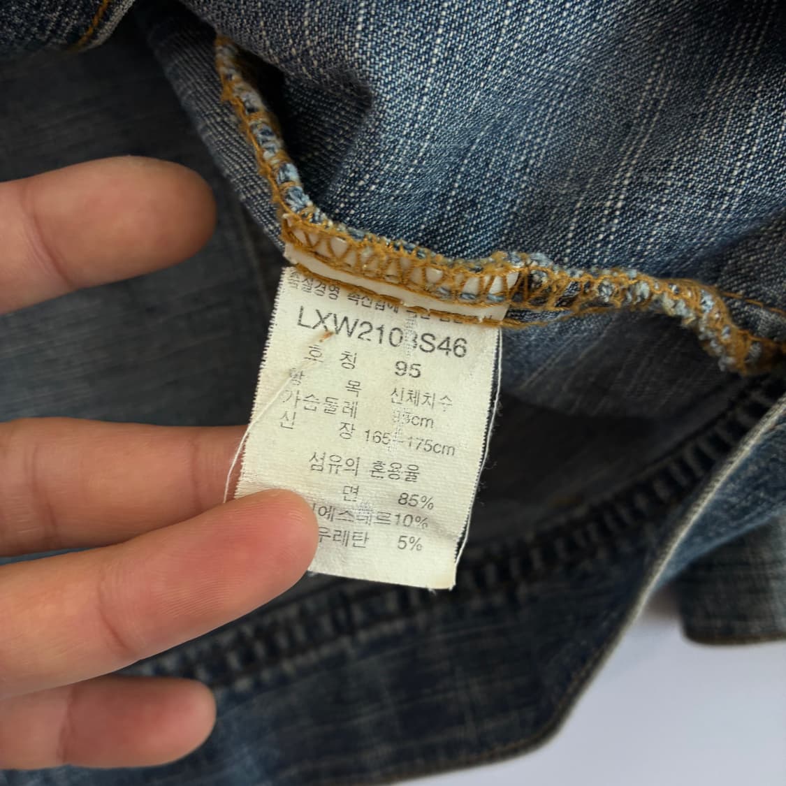 Lee  리 워시드 데님 후드 자켓  상품이미지6