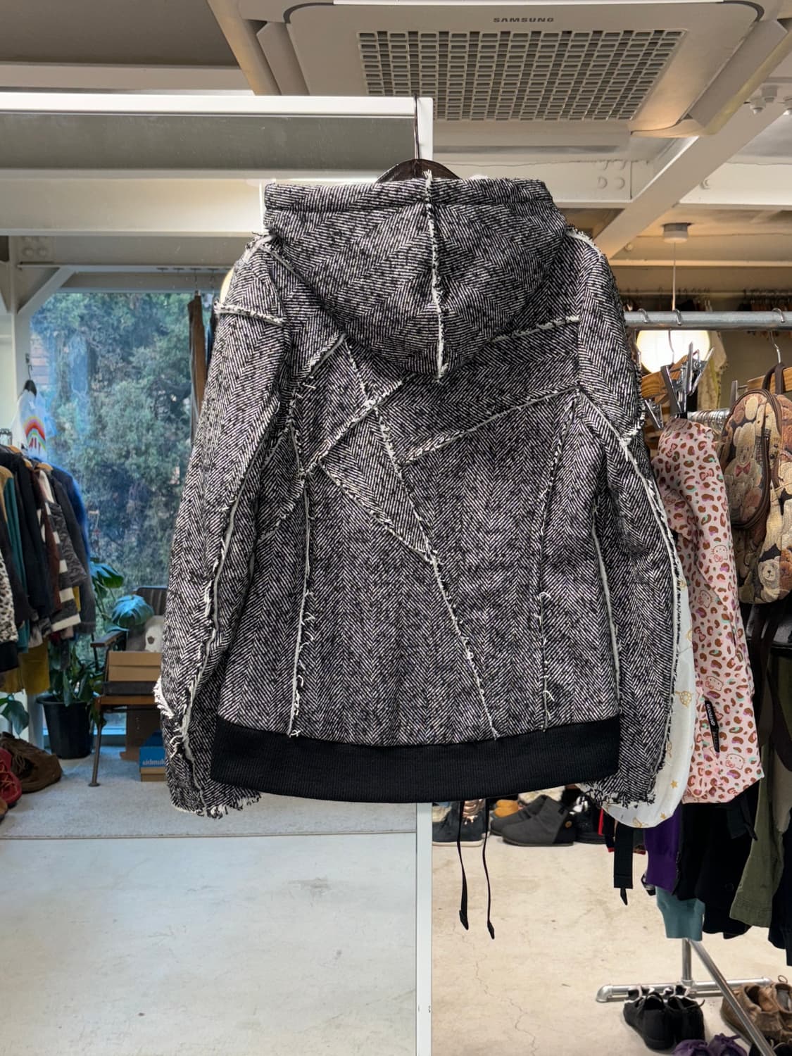 Pride 헤링본 후드 자켓 상품이미지2