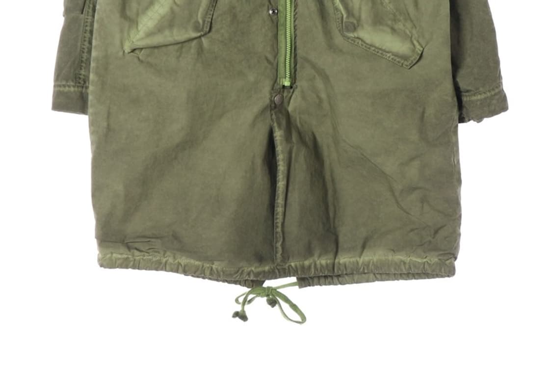 SLK 505 빈티지 그래피티 아일렛 피쉬테일 개파카 상품이미지5