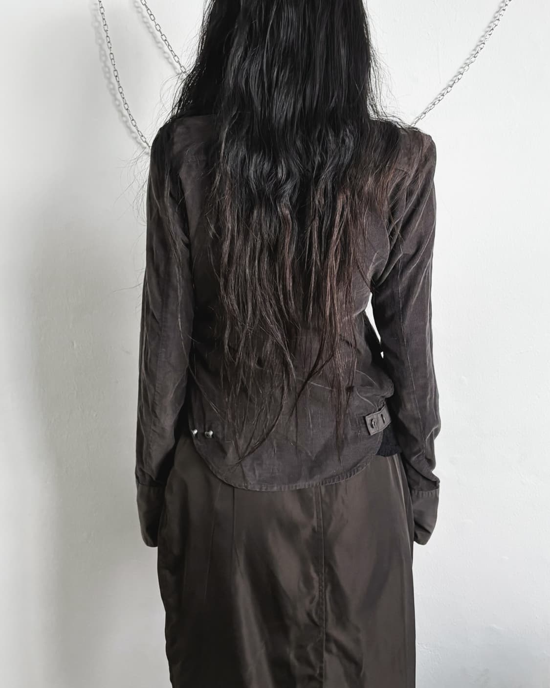 디젤 코듀로이 본디지 스트랩 블라우스 상품이미지4